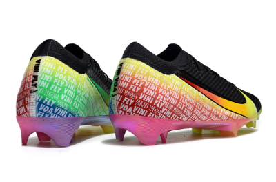 Unisex Nike Air Zoom Mercurial Vapor 16 Elite FG Firm Ground Low-Tops Football Boots - Black/Red/Yellow
