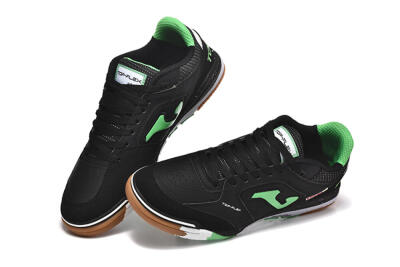 Men's Joma Top Flex IC Indoor & Futsal Low-Tops Football Shoes - Black/Yellow/Red