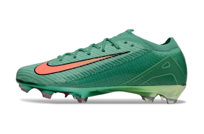 Unisex Nike Air Zoom Mercurial Vapor 15 Elite FG Firm Ground Low-Tops Football Boots - Green/Black/Red