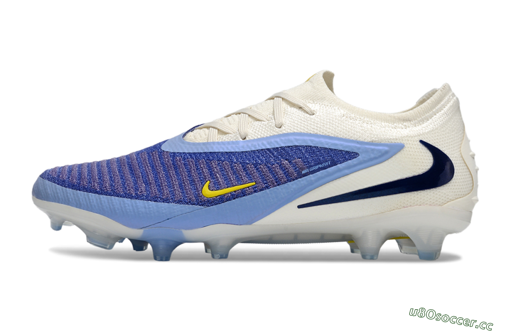 Unisex Nike Phantom 6 Elite Low FG Firm Ground Low-Tops Football Boots - Blue/White/Black 0