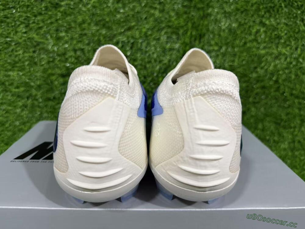 Unisex Nike Phantom 6 Elite Low FG Firm Ground Low-Tops Football Boots - Blue/White/Black