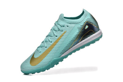 Men's Nike Air Zoom Mercurial Vapor 16 Elite TF Artificial Turf Low-Tops Football Shoes - Jade/Gold/Black