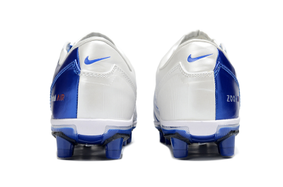 Unisex Nike Air Zoom Total 90 III FG Firm Ground Low-Tops Football Boots - Blue/Silver/White