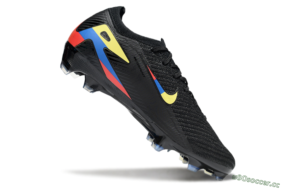 Unisex Nike Air Zoom Mercurial Vapor 16 Elite FG Firm Ground Low-Tops Football Boots - Black/Yellow/Blue/Red 4