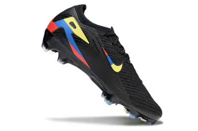 Unisex Nike Air Zoom Mercurial Vapor 16 Elite FG Firm Ground Low-Tops Football Boots - Black/Yellow/Blue/Red