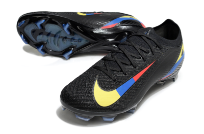 Unisex Nike Air Zoom Mercurial Vapor 16 Elite FG Firm Ground Low-Tops Football Boots - Black/Yellow/Blue/Red