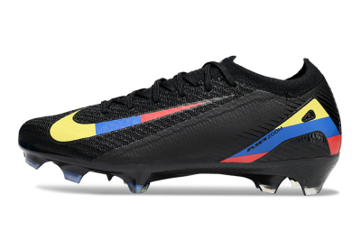 Unisex Nike Air Zoom Mercurial Vapor 16 Elite FG Firm Ground Low-Tops Football Boots - Black/Yellow/Blue/Red