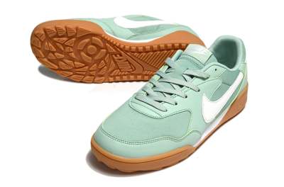 Unisex Nike Terra Manta TF Artificial Turf Low-Tops Football Shoes - Green/White