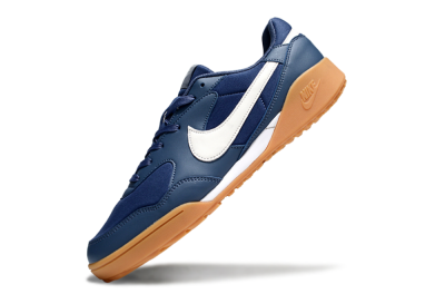 Unisex Nike Terra Manta TF Artificial Turf Low-Tops Football Shoes - Blue/White