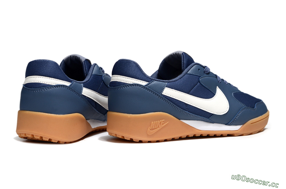 Unisex Nike Terra Manta TF Artificial Turf Low-Tops Football Shoes - Blue/White 6
