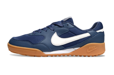 Unisex Nike Terra Manta TF Artificial Turf Low-Tops Football Shoes - Blue/White