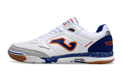 Men's Joma Top Flex IC Indoor & Futsal Low-Tops Football Shoes - White/Blue/Red