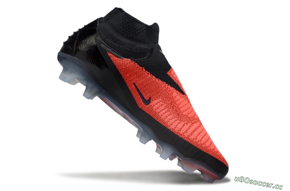 Unisex Nike Phantom 6 Elite High FG Firm Ground High-Tops Football Boots - Red/Black/White 4