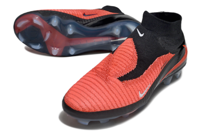 Unisex Nike Phantom 6 Elite High FG Firm Ground High-Tops Football Boots - Red/Black/White