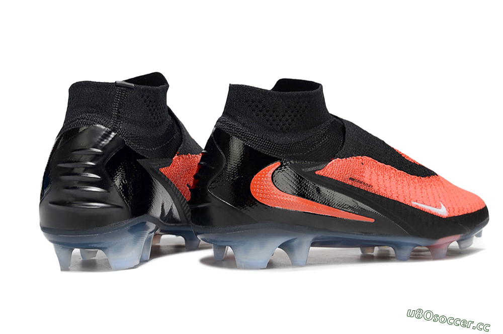 Unisex Nike Phantom 6 Elite High FG Firm Ground High-Tops Football Boots - Red/Black/White 6