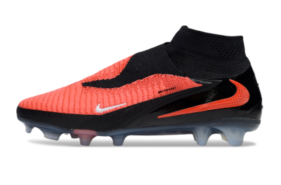 Unisex Nike Phantom 6 Elite High FG Firm Ground High-Tops Football Boots - Red/Black/White