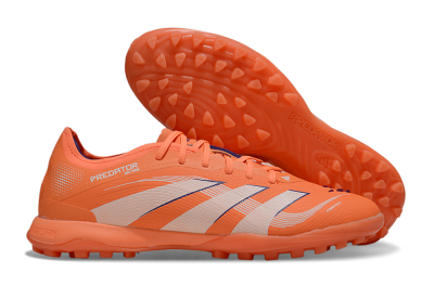 Men's Adidas Predator 25 Elite TF Artificial Turf Low-Tops Football Shoes - Red/Whtie/Blue
