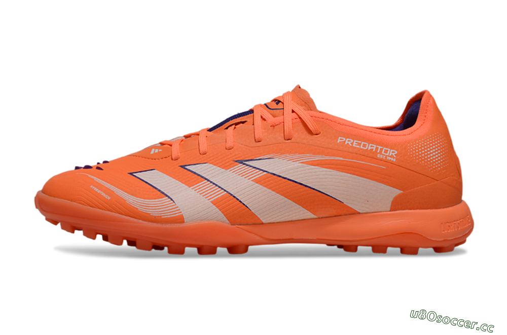 Men's Adidas Predator 25 Elite TF Artificial Turf Low-Tops Football Shoes - Red/Whtie/Blue 0