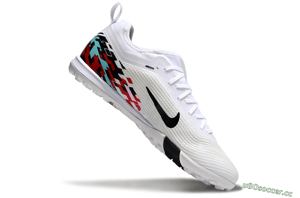 Unisex Nike Air Zoom Mercurial Vapor 16 Pro TF Artificial Turf Low-Tops Football Shoes - White/Black/Red 4