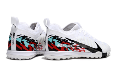 Unisex Nike Air Zoom Mercurial Vapor 16 Pro TF Artificial Turf Low-Tops Football Shoes - White/Black/Red