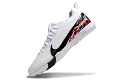 Unisex Nike Air Zoom Mercurial Vapor 16 Pro TF Artificial Turf Low-Tops Football Shoes - White/Black/Red
