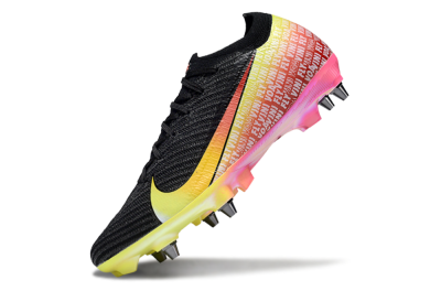 Men's Nike Air Zoom Mercurial Vapor 16 Elite SG Soft Ground Low-Tops Football Boots - Black/Yellow/Red