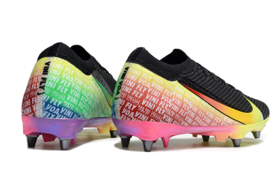 Men's Nike Air Zoom Mercurial Vapor 16 Elite SG Soft Ground Low-Tops Football Boots - Black/Yellow/Red