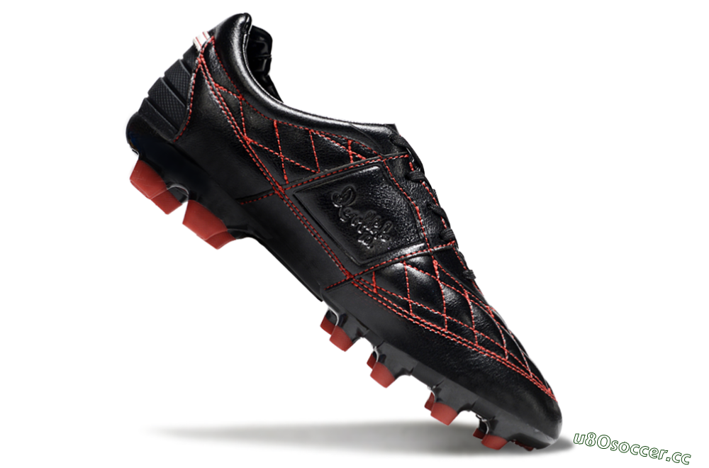 Men's Nike Tiempo Legend R10 Elite FG Firm Ground Low-Tops Football Boots - Black/Red/White 4