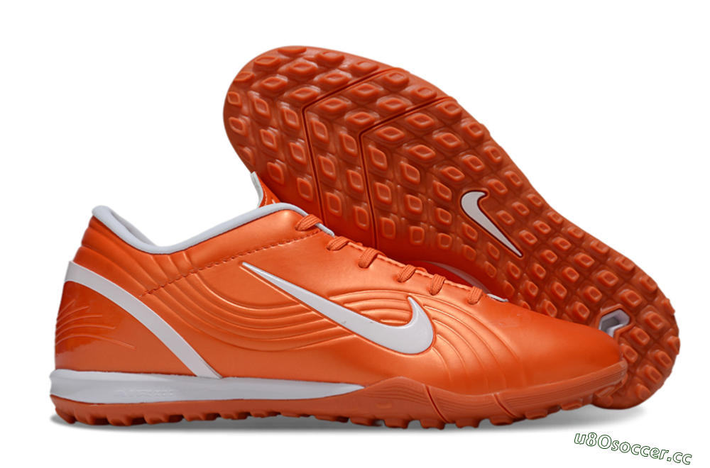 Unisex Nike Mercurial Vapor 1 Academy TF Artificial Turf Low-Tops Football Shoes - Red/White 2