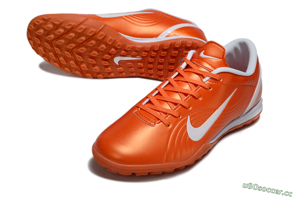 Unisex Nike Mercurial Vapor 1 Academy TF Artificial Turf Low-Tops Football Shoes - Red/White 3