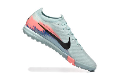 Men's Nike Air Zoom Mercurial Vapor 16 Elite TF Artificial Turf Low-Tops Football Shoes - Jade/Black/Pink