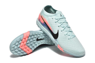 Men's Nike Air Zoom Mercurial Vapor 16 Elite TF Artificial Turf Low-Tops Football Shoes - Jade/Black/Pink