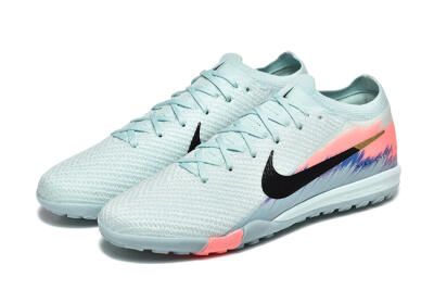 Men's Nike Air Zoom Mercurial Vapor 16 Elite TF Artificial Turf Low-Tops Football Shoes - Jade/Black/Pink