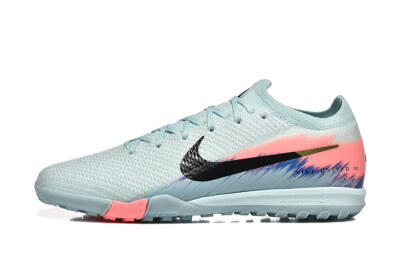 Men's Nike Air Zoom Mercurial Vapor 16 Elite TF Artificial Turf Low-Tops Football Shoes - Jade/Black/Pink