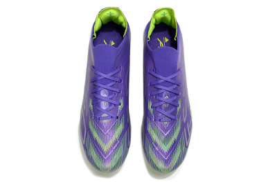 Unisex Adidas F50+ Lightstrike Pro FG Firm Ground Low-Tops Football Boots - Purple/Yellow/White