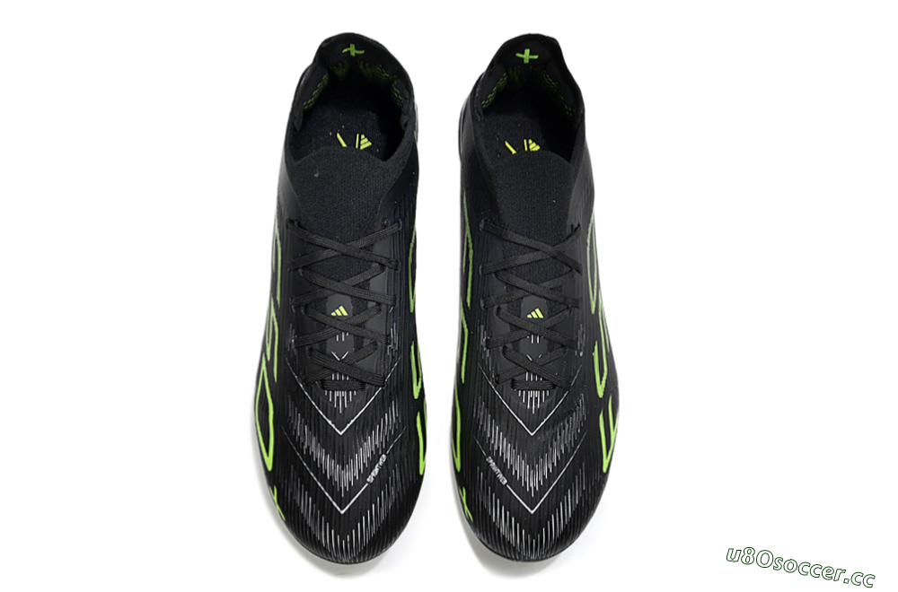 Unisex Adidas F50+ Lightstrike Pro FG Firm Ground Low-Tops Football Boots - Black/Silver/Yellow 4