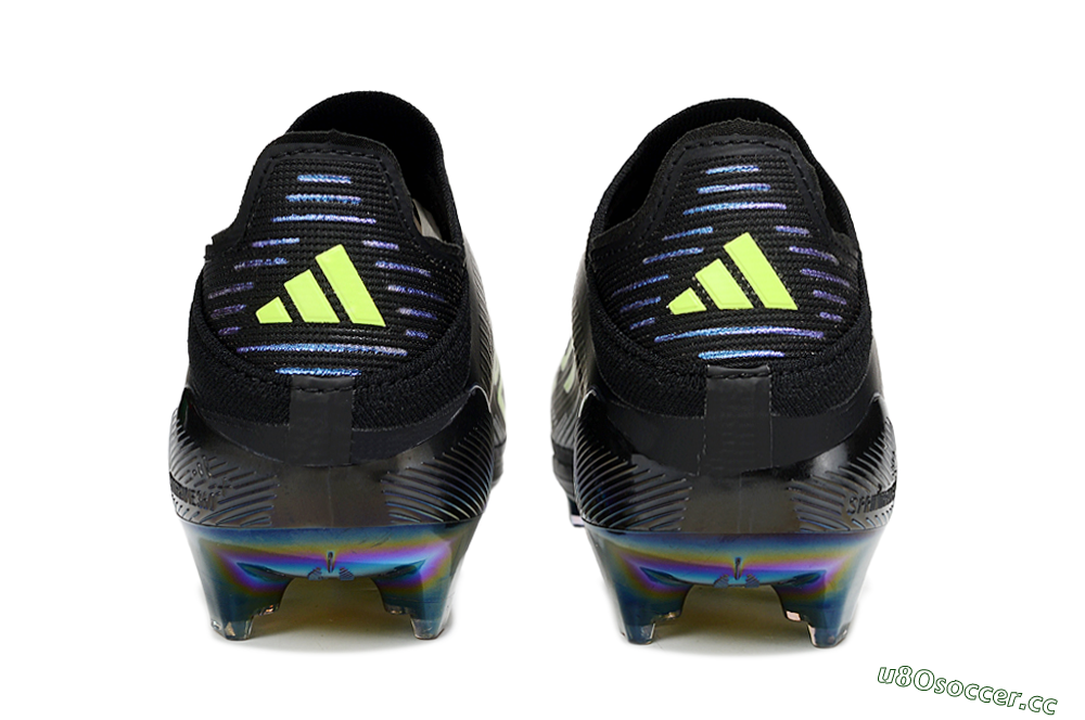 Unisex Adidas F50+ Lightstrike Pro FG Firm Ground Low-Tops Football Boots - Black/Silver/Yellow 5