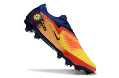 Unisex Nike Phantom 6 Elite Low FG Firm Ground Low-Tops Football Boots - Yellow/Red/Blue/Gold