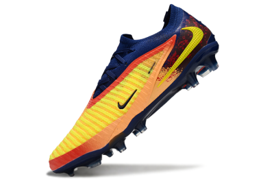 Unisex Nike Phantom 6 Elite Low FG Firm Ground Low-Tops Football Boots - Yellow/Red/Blue/Gold