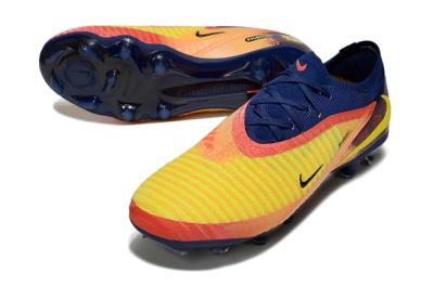 Unisex Nike Phantom 6 Elite Low FG Firm Ground Low-Tops Football Boots - Yellow/Red/Blue/Gold