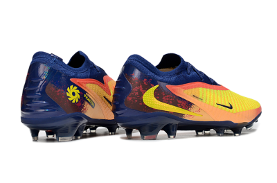 Unisex Nike Phantom 6 Elite Low FG Firm Ground Low-Tops Football Boots - Yellow/Red/Blue/Gold