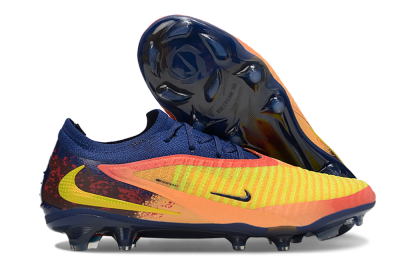 Unisex Nike Phantom 6 Elite Low FG Firm Ground Low-Tops Football Boots - Yellow/Red/Blue/Gold
