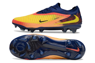 Unisex Nike Phantom 6 Elite Low FG Firm Ground Low-Tops Football Boots - Yellow/Red/Blue/Gold