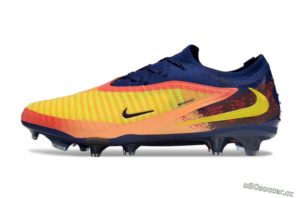 Unisex Nike Phantom 6 Elite Low FG Firm Ground Low-Tops Football Boots - Yellow/Red/Blue/Gold 0