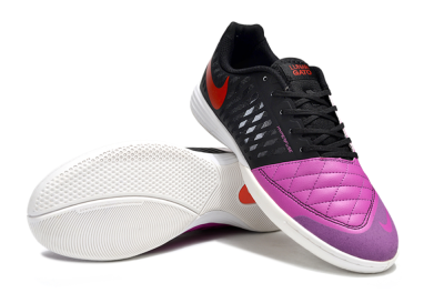 Unisex Nike Lunar Gato 2 IC Indoor & Futsal Low-Tops Football Shoes - Pink/Black/Red