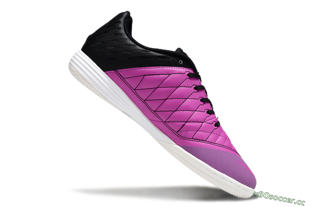 Unisex Nike Lunar Gato 2 IC Indoor & Futsal Low-Tops Football Shoes - Pink/Black/Red 4