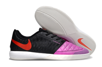 Unisex Nike Lunar Gato 2 IC Indoor & Futsal Low-Tops Football Shoes - Pink/Black/Red