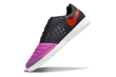 Unisex Nike Lunar Gato 2 IC Indoor & Futsal Low-Tops Football Shoes - Pink/Black/Red