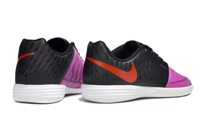 Unisex Nike Lunar Gato 2 IC Indoor & Futsal Low-Tops Football Shoes - Pink/Black/Red