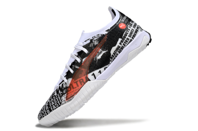 Men's Puma Ultra Ultimate TF Artificial Turf Low-Tops Football Shoes - Black/White/Red